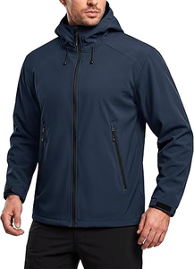 Chaqueta de Invierno Casual para Hombre, con Capucha, Resistente al Viento, de Color Sólido, con Cierre Frontal, Corte Regular, con Múltiples Bolsillos - Product Image 2