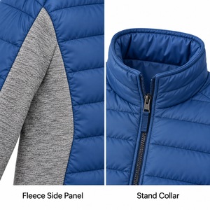 Service OEM personnalisé – Veste safari oversize chaude et respirante pour homme, en velours côtelé, avec capuche et rembourrage en polyester - Product Image 5