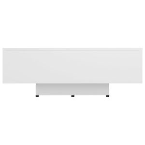 Tavolino in legno ingegnerizzato 33.5 bianco "x 21.7" x 12.2 "dimensioni Design elegante per l'arredamento della casa - Product Image 3