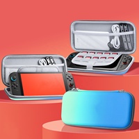 Étui de transport de voyage portable rigide de protection compatible avec la pochette de coque Nintendo Switch avec poches pour accessoires et jeux
