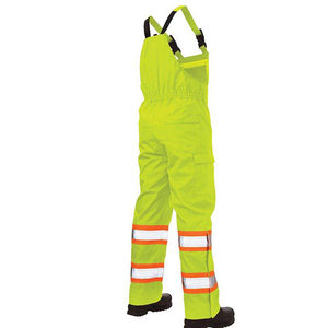 Heavy Duty Bibs Durable Water-resistant Overalls Premium Breathable Certified Hi Visibility Men's Work Bib Overalls - Product Image 2