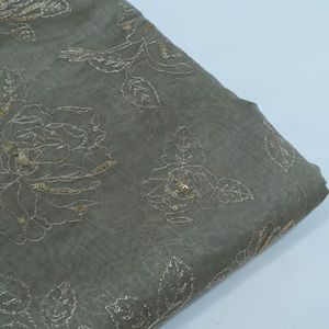 Heavy Weight Embroidered <b>Sequin</b> Lace Fabric Luxury Fashion Textile For Bridal Evening Wear Party Dress And Designer Garments - Product Image 3
