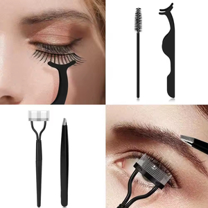 SUBHAN INTERNATIONAL Mini Eyelash Curler Lightweight Stainless Steel Manual Easy Application <b>No</b> <b>Pinch</b> Seamless Curling - Product Image 4