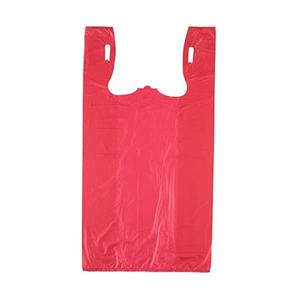 เสื้อยืดถุงพลาสติกสีแดงราคาดีกระเป๋าช็อปปิ้งเสื้อยืดพลาสติก - Product Image 5