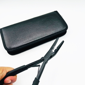 Pinzas para Extensiones de Cabello con Estuche, Herramienta Metálica para Instalación y Remoción de Cintas Adhesivas, Uso en Salón - Product Image 1