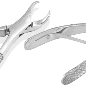 Forceps d'extraction dentaire # 23Sk Mâchoires supérieures et inférieures manuelles en acier inoxydable pour chirurgie dentaire, poignée ergonomique, certifiées CE - Product Image 6
