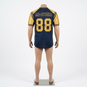 Jersey de Fútbol Americano Azul Marino y Dorado para Hombre, Personalizado 88, Ropa Deportiva, Uniforme de Equipo, Ropa de Alto Rendimiento, Venta al Por Mayor - Product Image 2