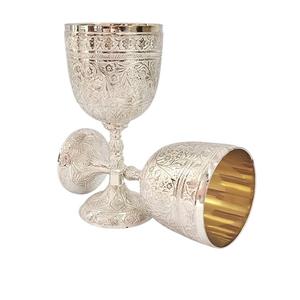 Oferta Especial: Copa de Latón Puro 100% Resistente, Copa Decorativa de Latón Sólido para el Hogar, Bodas, Fiestas y Eventos - Product Image 6