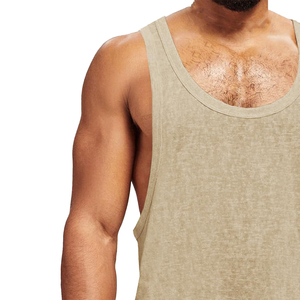 Camiseta Deportiva sin Mangas para Hombre, Transpirable, para Gimnasio, Personalizable, Ropa Deportiva Activa, Fabricante OEM ODM, Venta al Por Mayor - Product Image 5