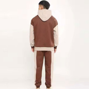 Men Oversized <b>Tracksuit</b> Set Premium Cotton Blend Hoodie Sweatpants Casual Daily Wear OEM ODM High Gsm <b>Tracksuit</b> - Product Image 2