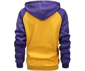 Sweat-shirt à capuche zippé à manches raglan gris et bleu clair pour homme, coupe décontractée, vêtement d'automne, sweat-shirt gris pour homme 2027 - Product Image 6