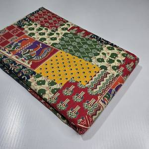 Telas de Algodón para Patchwork al por Mayor, Textiles Acolchados con Puntadas Kantha, Hechos a Mano por Artesanos, Suministros para Manualidades y Confección - Product Image 3