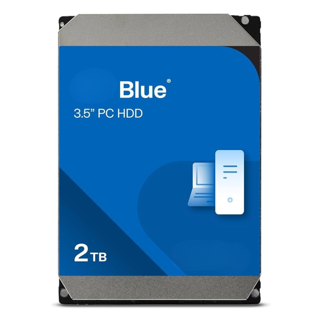 Original 2TB 3.5 Inch Desktop Hard Drive SATA 6Gb/s 5400RPM 64MB Cache WD20EARZ Internal HDD High Capacity Storage Metal Shell