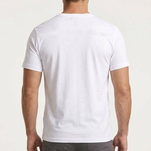 Custom Premium White Crewneck T-<b>shirt</b> High Quality Boxy Fit Plain Apparel Drop Shoulder Sustainable Organic Cotton Blank Tops - Product Image 4