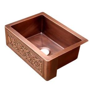 copper sink stain resistant copper <b>basin</b> heat resistant copper sink long term use copper <b>basin</b> lifetime product copper sink - Product Image 1