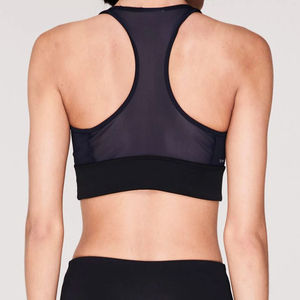 Sujetador Deportivo Sin Costuras de Alta Sujeción para Mujer, Tallas Grandes, para Yoga y Ejercicio, con Logotipo Frontal, Transpirable, con Relleno Extraíble, Spandex/Nylon - Product Image 4