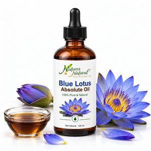 Huile Essentielle de Lotus Bleu d'Inde 100% Pure Distillée à la Vapeur Certifiée Casher et Halal pour Aromathérapie Florale Naturelle - Product Image 6
