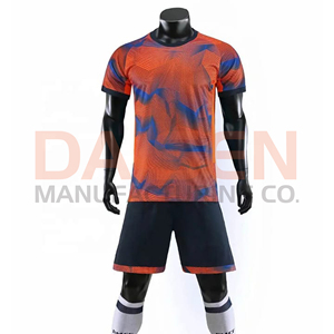 Conjunto de Uniforme de Fútbol Personalizado en Color, 100% Poliéster, Equipación de Fútbol de Alta Calidad para Entrenamiento y Partidos - Product Image 2