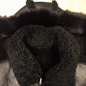 Genuine Leather <b>Shearling</b> <b>Jacket</b> <b>Men's</b> Premium Sheepskin Fur Winter Aviator Coat Warm Luxury Fashion Outerwear Fit - Product Image 6