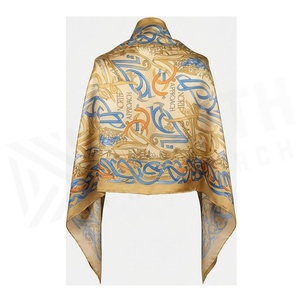 NORTH APPROACH Women's Square <b>Silk</b> <b>Scarf</b> Floral Print Elegant Multi-Functional Fashion Accessory All Seasons - Product Image 2