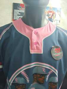 Camiseta de Softbol Personalizada LONG MISSION, Transpirable, Unisex, Manga Corta, Cuello de Béisbol, Impresión Sublimada Frontal, Secado Rápido, Corte Regular - Product Image 3