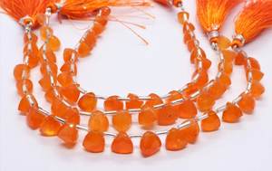 AAA Natural Carnelian Faceted Pyramid <b>Beads</b> 6-7MM Triangle Shape Carnelian Gemstone <b>Beads</b> 7 Inch Carnelian <b>Beads</b> For Jewelry - Product Image 6