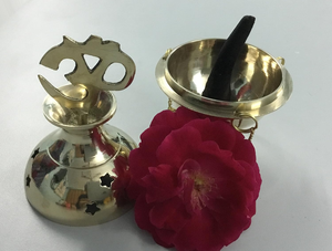 Quemador de Incienso Metálico con Diseño de Cruz, Porta Incienso Decorativo para el Hogar, Sala de Oración, Iglesia, Meditación, Aromaterapia - Product Image 4