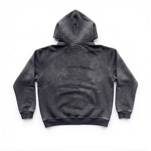 <b>Boys</b> <b>Black</b> Cotton Hooded Zipper <b>Tracksuit</b> Full Sleeve Casual Solid Color Autumn Regular Fit Children Wear With Side Pockets - Product Image 4