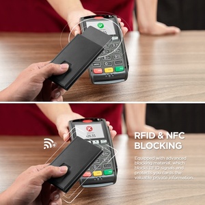 TILONSTAR TVC900 Minimalist Pop up Card <b>Wallet</b> Business Card Case Ultra-Thin Anti-RFID Aluminum Credit Card <b>Holder</b> - Product Image 5