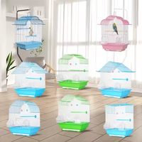 Petits perroquets à usage domestique perruches perruches Jaulas Para Pajaros fil métallique animaux et maisons oiseaux