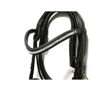 Bride Flash anatomique haute pour chevaux Confort durable Cuir de cristal indien Western BrowBand pour les produits d'équitation équestre - Product Image 2