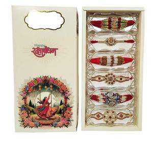 Assured Quality Ethnic <b>Family</b> Rakhi Gift Box Combo For Wholesale And Online Sales - Product Image 2