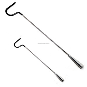 Snake <b>Hook</b> Stainless Steel Telescopic Retractable Snake Handling Tool Portable Snake Catcher for Reptile Herping Wil G <b>S</b> I - Product Image 2