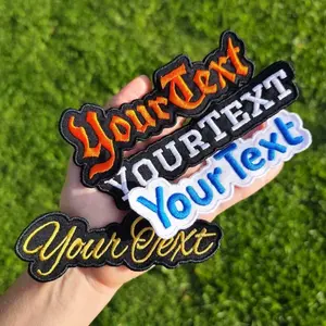 Parches Personalizados Bordados de Bandera de Estados Unidos con Gancho y Bucle, para Coser o Termoadhesivos, con Logotipo para Brazalete - Product Image 3