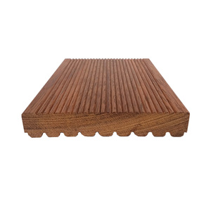 Merbau Wood <b>Decking</b> 25x145-Modern Reeded Grooves Design High Quality - Product Image 1