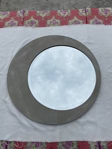 Miroir rond en résine imitation shagreen pour chambre et salon, provenant du Vietnam - Product Image 6