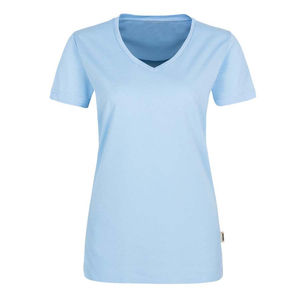 Camiseta Deportiva de Cuello en V para Mujer, Informal, para Yoga, Transpirable, de Secado Rápido, 100% Algodón, de Alta Calidad - Product Image 5