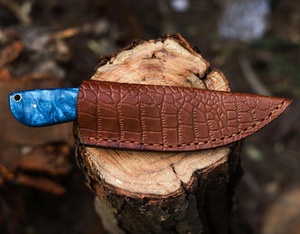 Handmade <b>Leather</b> Knife Sheath with Belt Clip Custom Fixed Blade Sheath for EDC & Hunting Knives Wholesale Outdoor Gear - Product Image 5