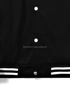 Veste de baseball universitaire en laine pour hommes unisexe avec capuche Style Letterman veste d'hiver en toile satinée taille XL pour hommes - Product Image 6