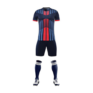 Soccer Kit <b>Football</b> Uniform Custom Logo Jerseys Shorts Set Lightweight Performance Wear 100% Polyester All Season <b>Cheap</b> Factory - Product Image 4