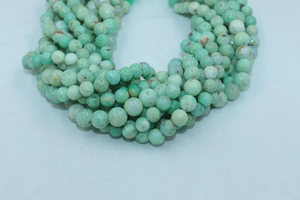 Cuentas de Crisoprasa Verde Natural, Redondas y Lisas, de 7-8 mm, Piedras Preciosas Sueltas, Hilo de 13 Pulgadas, Peso Personalizable para la Fabricación de Joyas - Product Image 2