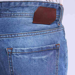 Pantalon en jean pour homme à séchage rapide, léger et coupe droite, en coton, prix bas, haute qualité - Product Image 6