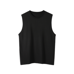 Camiseta Deportiva Casual para Hombre, de Algodón Orgánico Transpirable, Diseño sin Mangas, Impresiones de Etiquetas Gratuitas, Venta al Por Mayor - Product Image 6