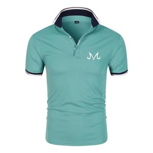 เสื้อเชิ้ตผู้ชายสีแดง ผ้าโพลีเอสเตอร์ 100% ผ้าเนื้อเจอร์ซีย์ ระบายอากาศได้ดี ปักโลโก้ แขนสั้น ทรงลำลอง ไม่ยับง่าย - Product Image 6