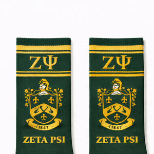 Calcetines personalizados con letras griegas para regalo de hermandad y mercancía de fraternidad, fabricante de calcetines, fabricante de calcetines personalizados, calcetines tejidos - Product Image 2