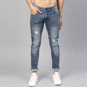 Nueva Llegada, Jeans de Mezclilla para Hombre, Estilo Moderno, Ligeros, Estilo Urbano, Buena Calidad, Precio Razonable - Product Image 1