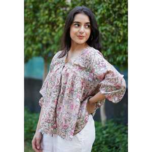 เสื้อถักผู้หญิงแฮปปี้ ฮิบิสคัสสวมใส่สบายและมีสไตล์ - Product Image 3