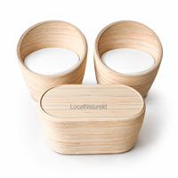 Ensemble de conversation de bistrot minimaliste en rotin, artisanal et d'inspiration japonaise / Chaises de luxe en forme de cuve, meubles de salon ovales pour la salle à café