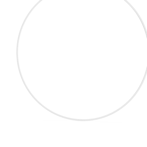 Chaîne cubaine unisexe en or blanc 18 carats plaqué rhodium, style italien Golden Whisper, abordable, pour fêtes, mariages, cadeaux ou usage quotidien - Product Image 2