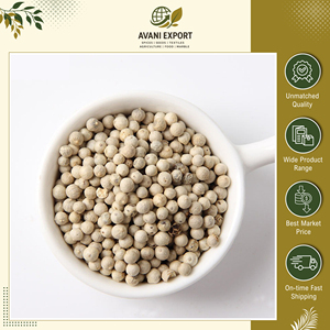 Distributeur en gros vendant des épices et herbes simples de qualité supérieure fabriquées en Inde, granulés de poivre blanc séché brut traité par procédé AD, en vente. - Product Image 5